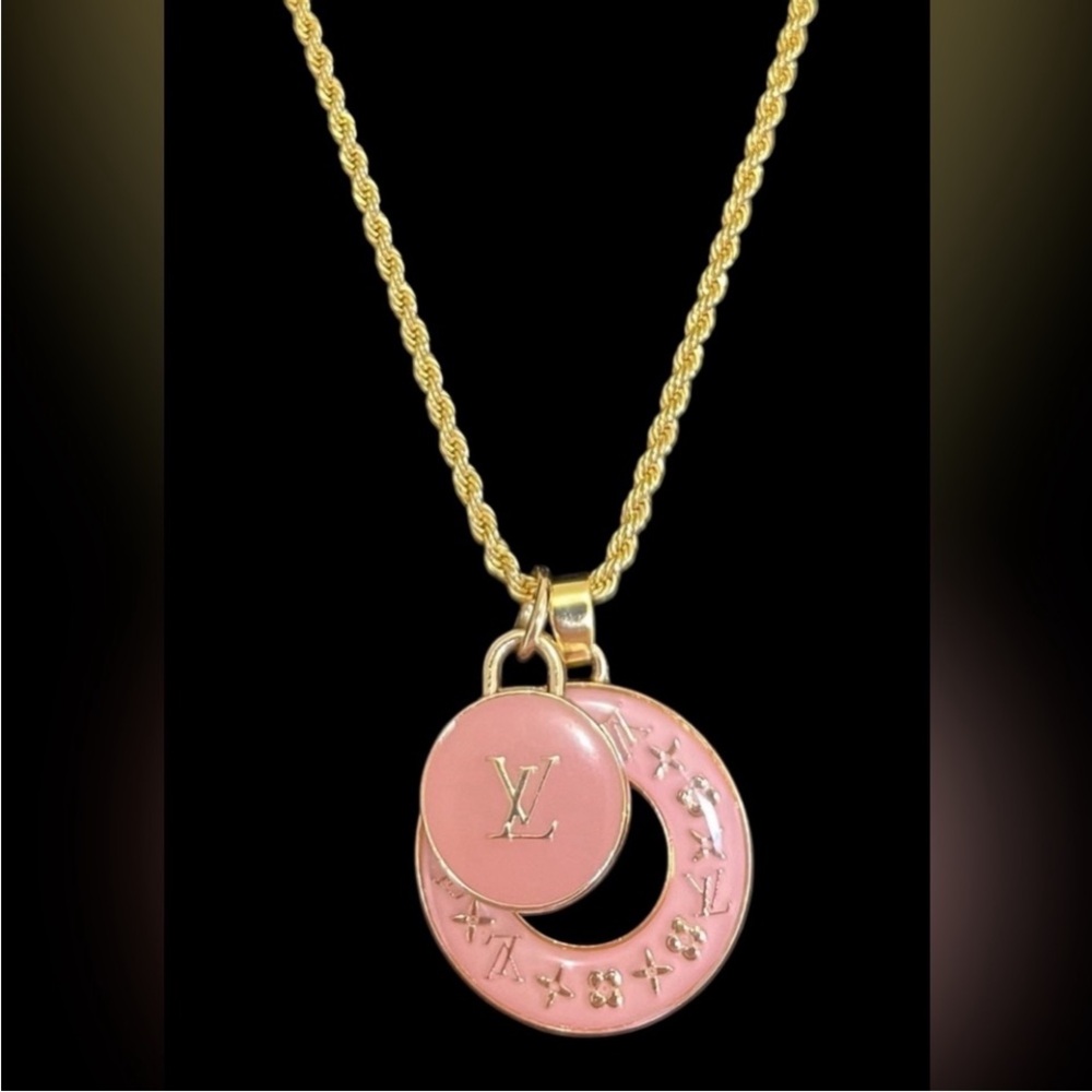 Authentic Louis Vuitton Two Charm Necklace